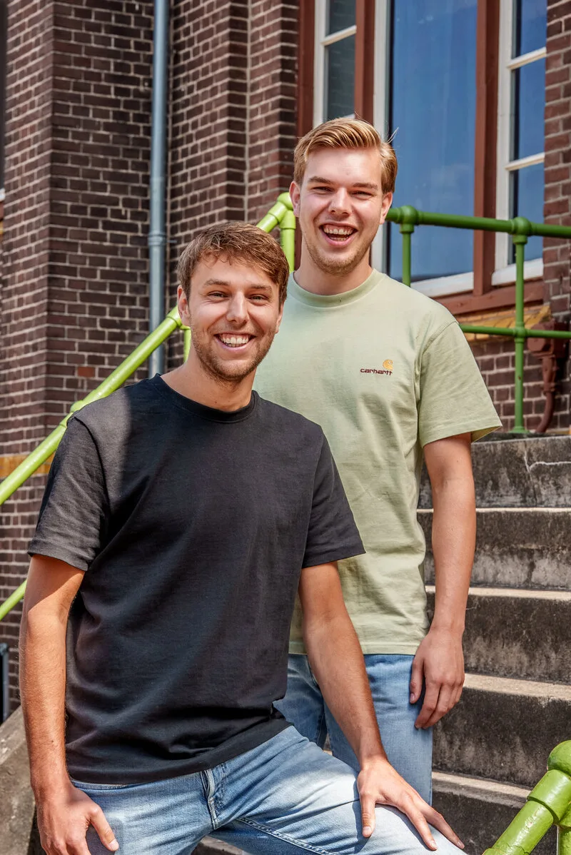 Oprichters Glenn en Brent
